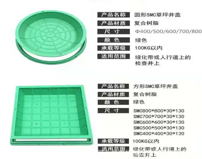 宁远树脂复合种植井盖展示